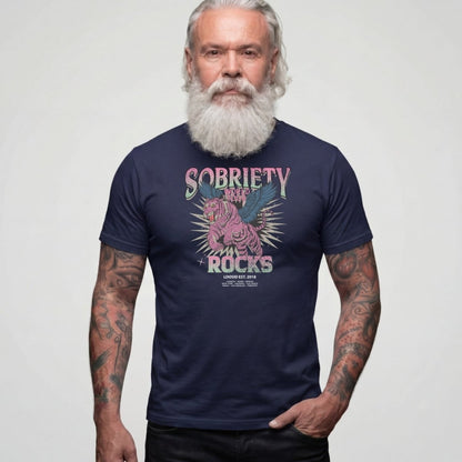 Sober T Shirt | Men's Sobriety Rocks