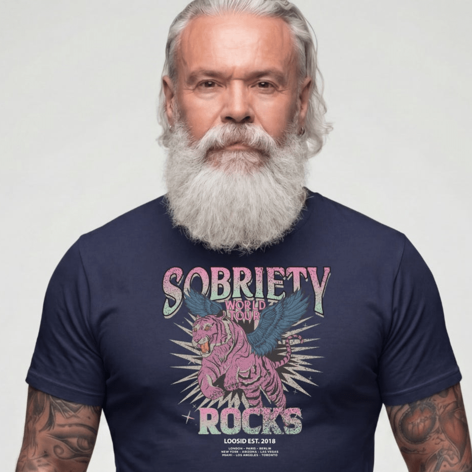 Sober T Shirt | Men's Sobriety Rocks