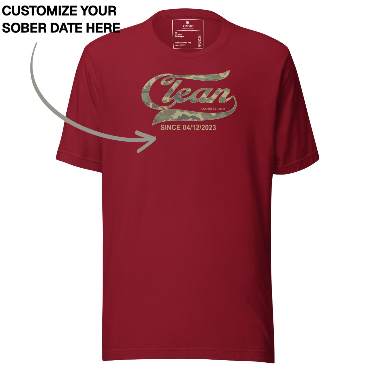 Clean T Shirt | Men's Clean Since Camo
