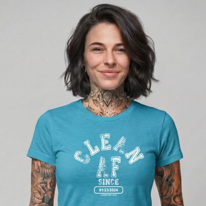 Clean T Shirt | Women's Clean AF Collegiate