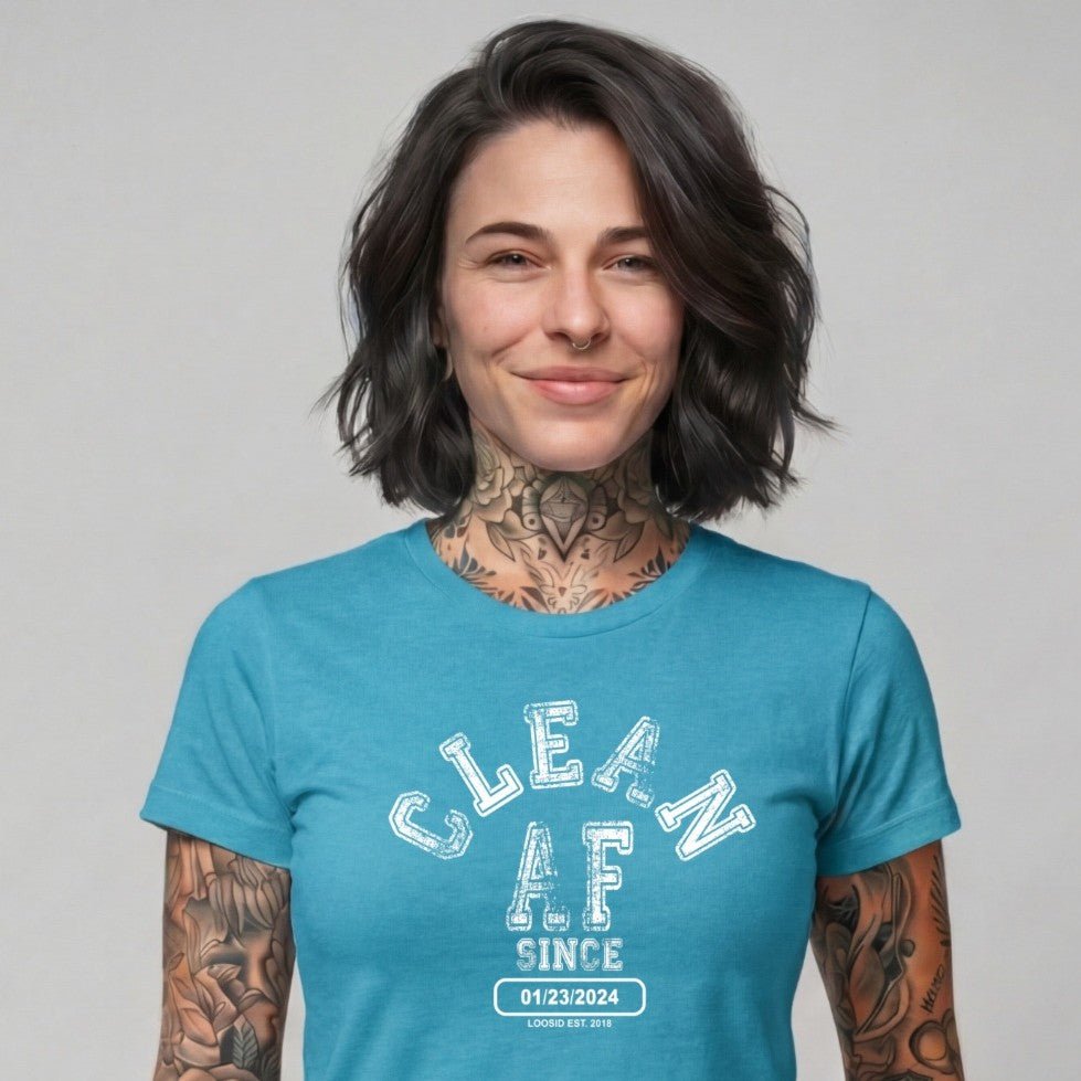 Clean T Shirt | Women's Clean AF Collegiate