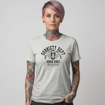 Sober T Shirt | Women's Sobriety Dept 24/7
