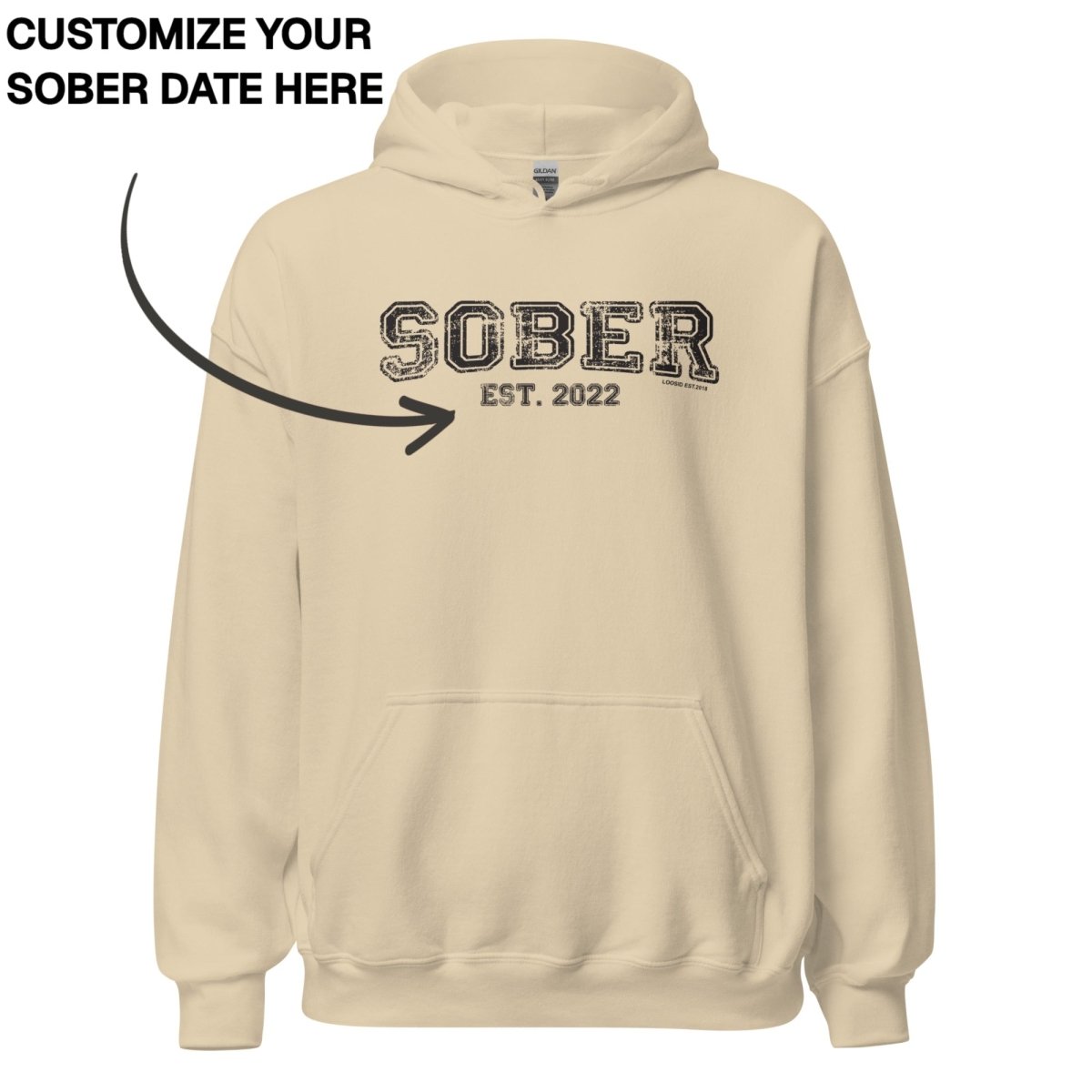 Recovery Hoodie | Men's Sober Est.