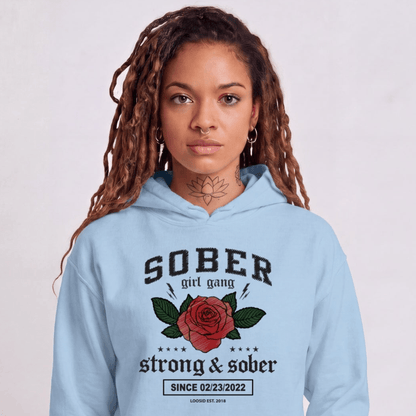 Recovery Hoodie | Women's Sober Girl Gang Strong & Sober
