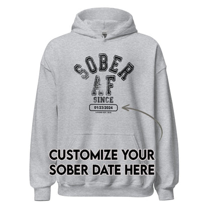 Recovery Hoodie | Men's Sober AF Collegiate