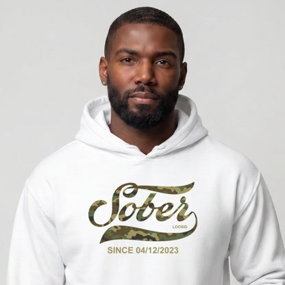 Recovery Hoodie | Men's Sober Since Camo