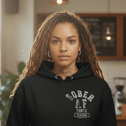 breathable sober apparel recovery hoodie
