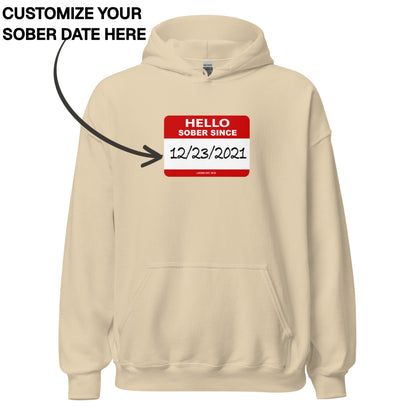 Recover Hoodie | Men's Hello Sober Since