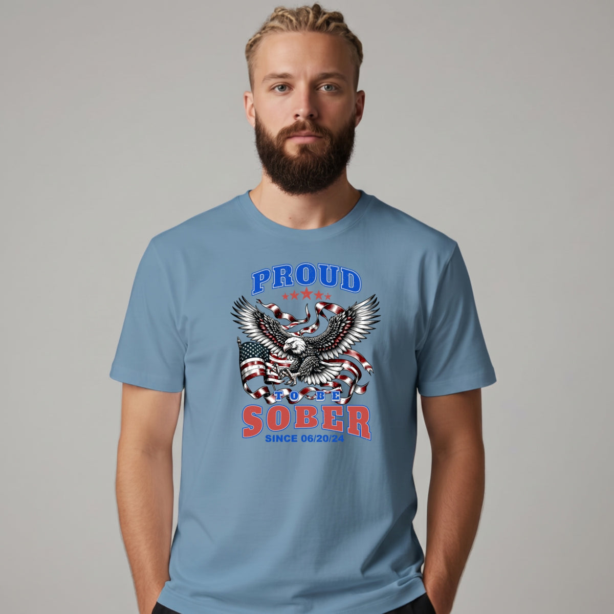 Sober T Shirt | Men's Proud To Be Sober