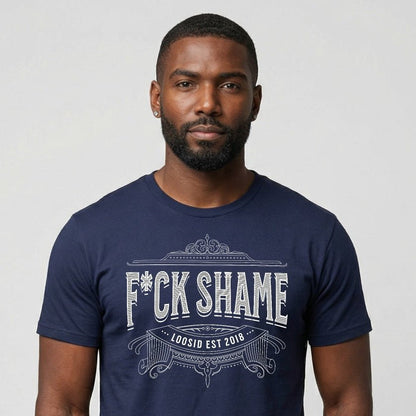 F*ck Shame Sober T Shirt packaging detail (view 18)