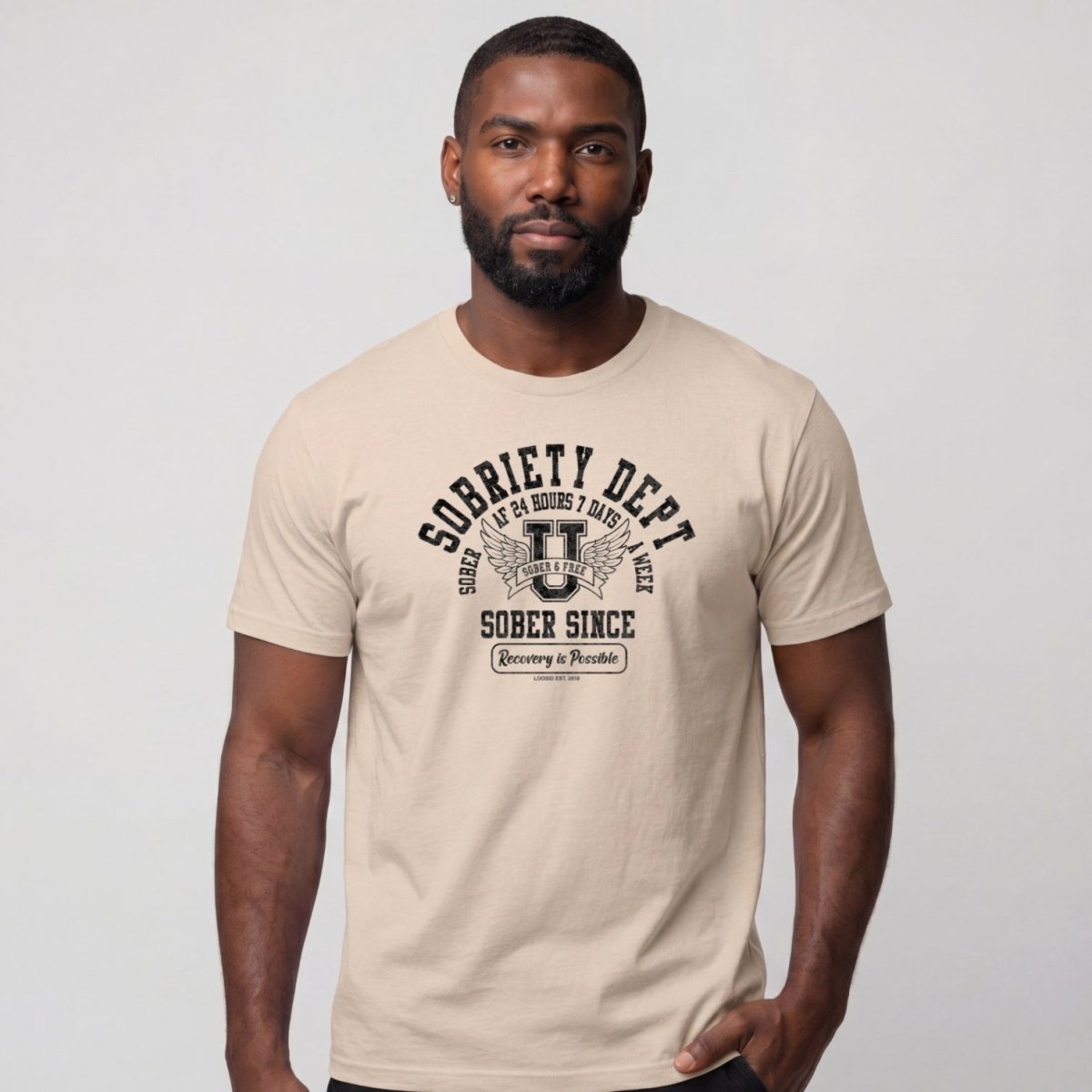 Sober T Shirt | Men's Sobriety Dept 24/7