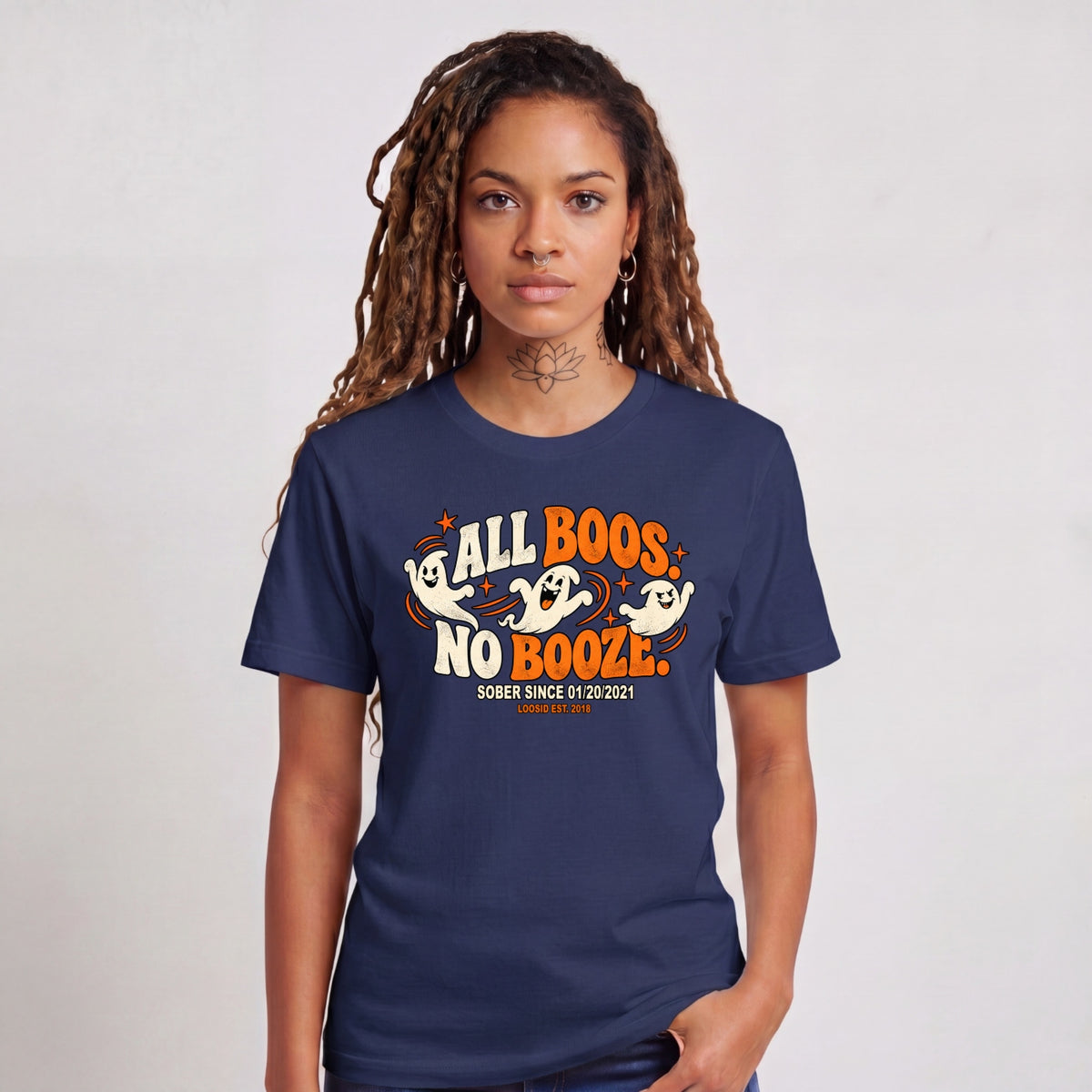 Sober T Shirt | Women's All Boos No Booze