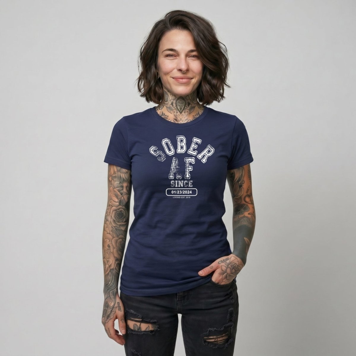 Sober T Shirt | Women's Sober AF Tee