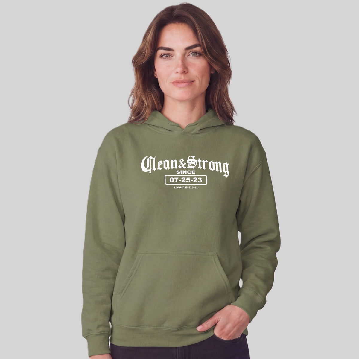 Recovery Hoodie | Women's Old School Clean & Strong
