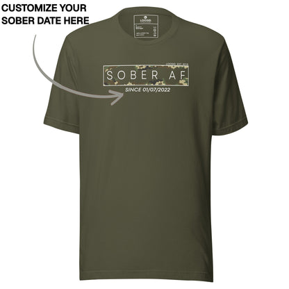 Sober T Shirt | Men's Sober AF Camo