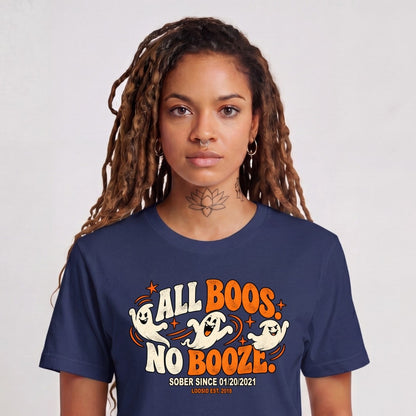 Sober T Shirt | Women's All Boos No Booze
