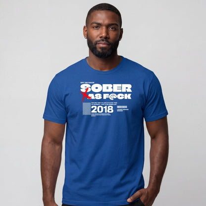 Sober T Shirt | Men's Sober As F*ck Tee