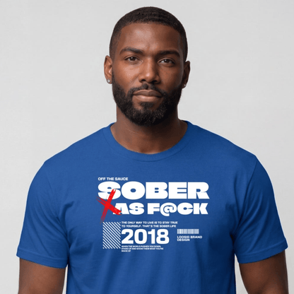 Sober T Shirt | Men's Sober As F*ck Tee