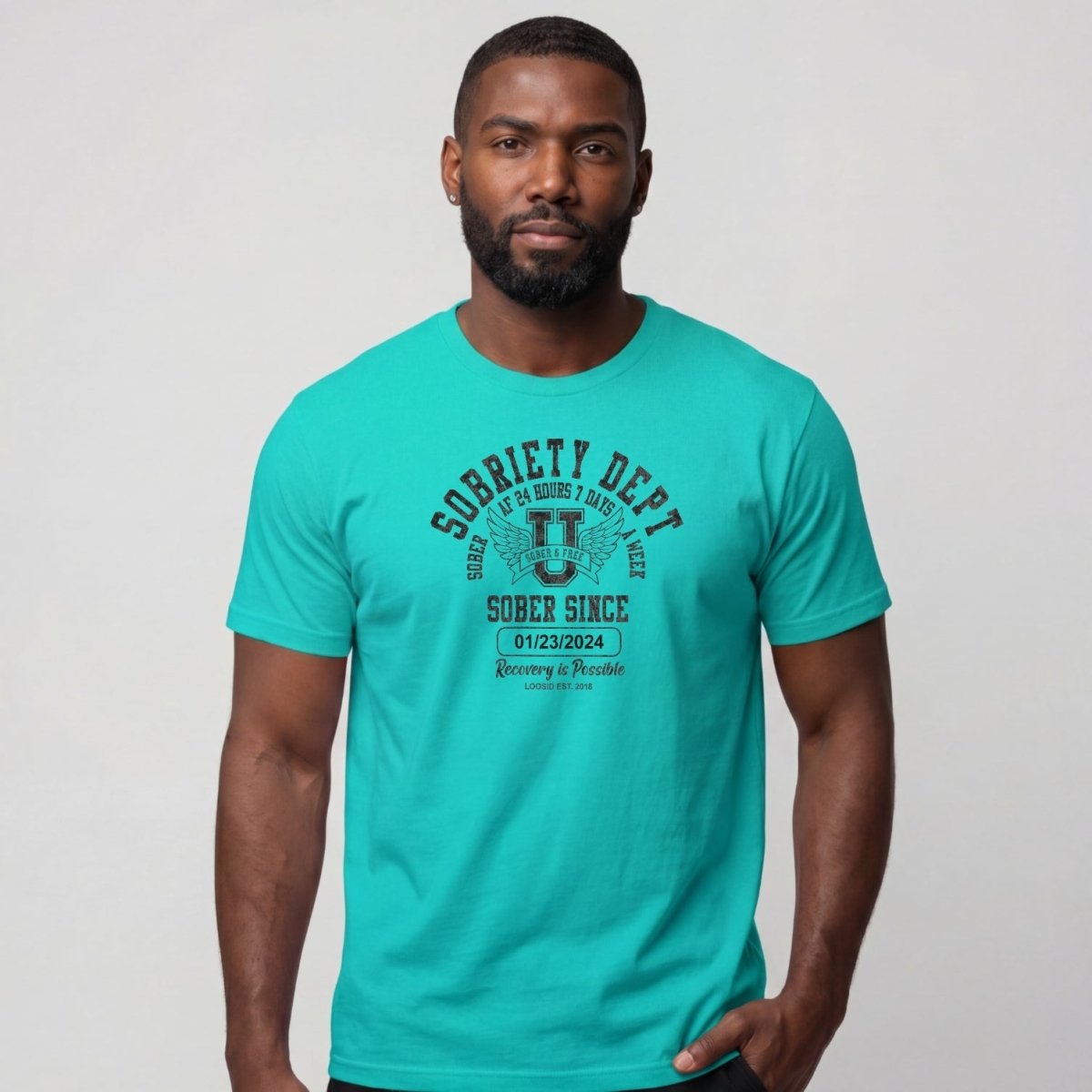 Sober T Shirt | Men's Sobriety Dept Tee