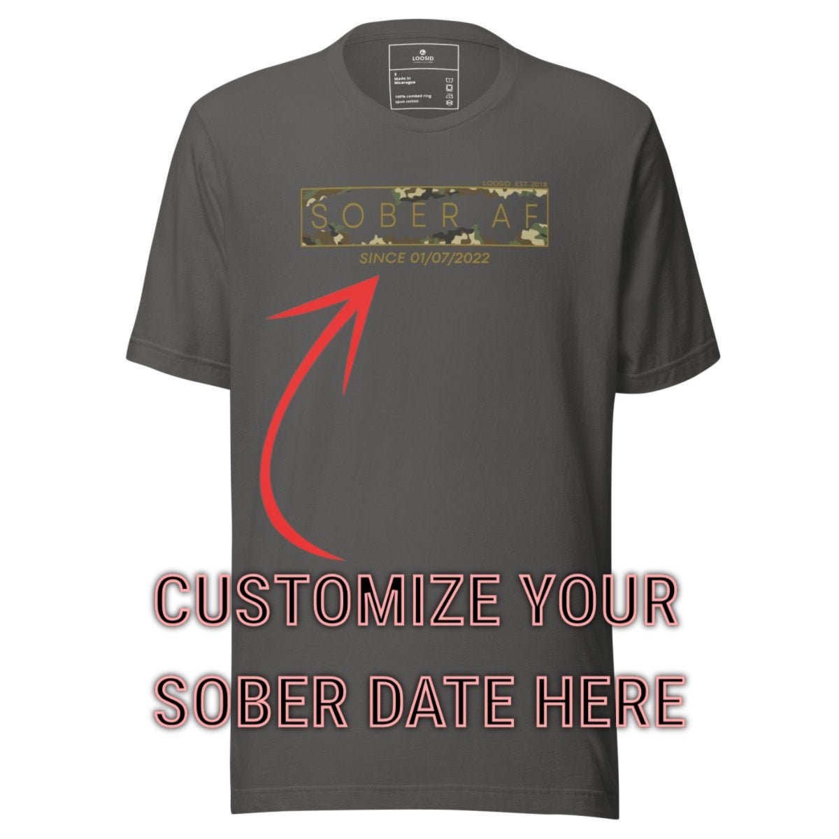 Sober T Shirt | Men's Sober AF Camo