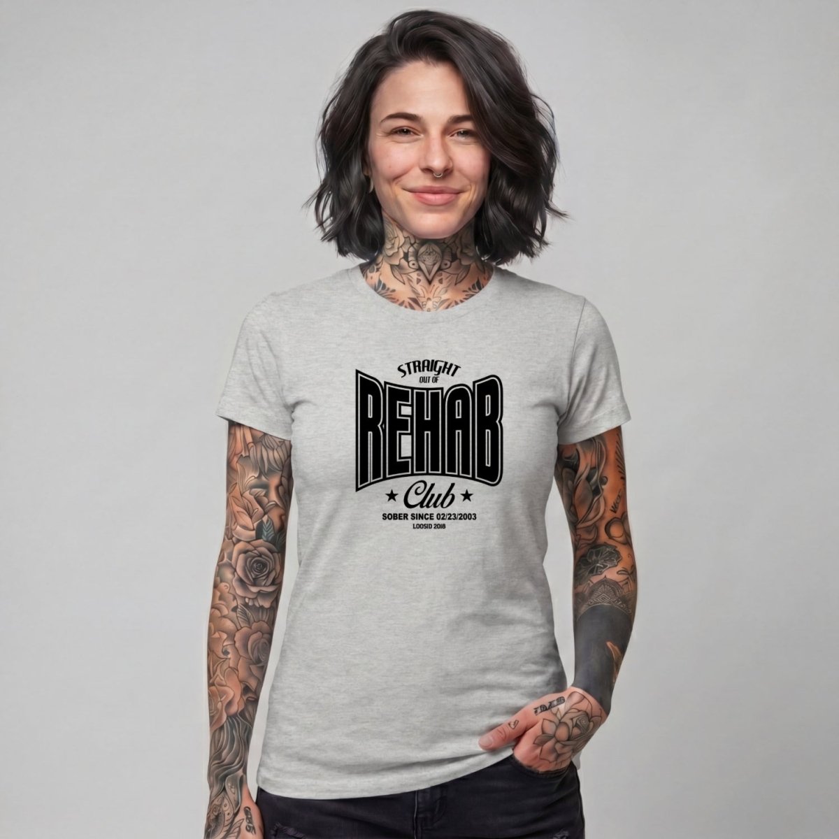 Sober T Shirt | Women's Straight Outta Rehab