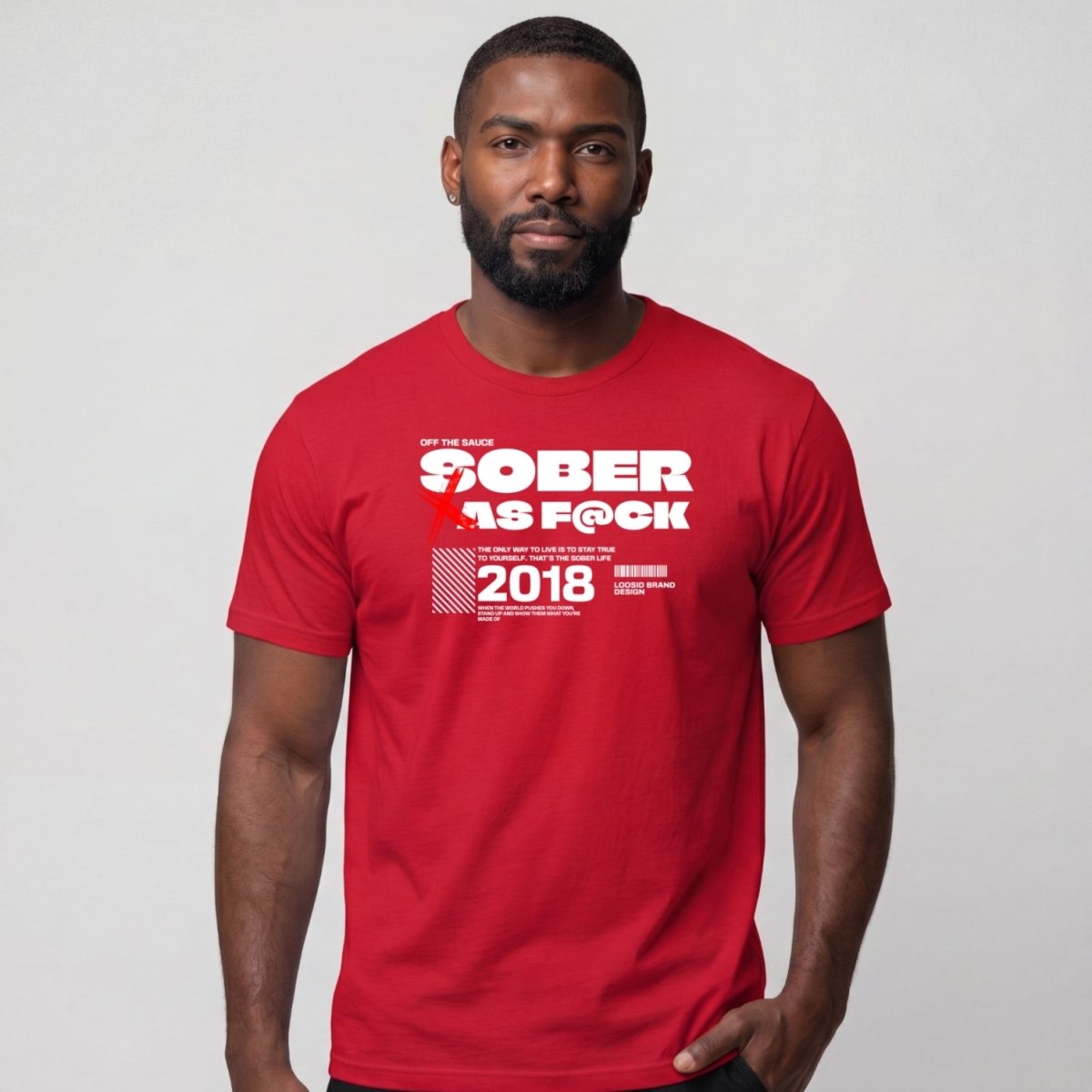 Sober T Shirt | Men's Sober As F*ck Tee