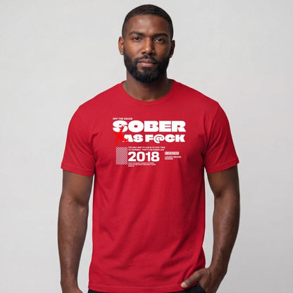 Sober T Shirt | Men's Sober As F*ck Tee
