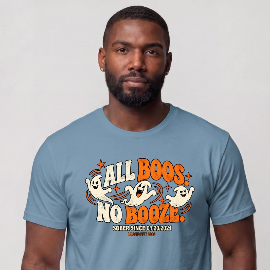 Sober T Shirt | Men's All Boos No Booze