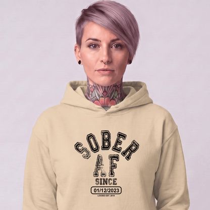 Recovery Hoodie | Women's Sober AF Collegiate
