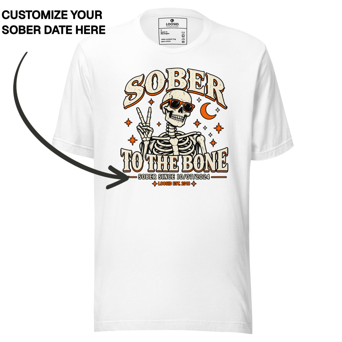 Sober T Shirt | Women's Sober to The Bone