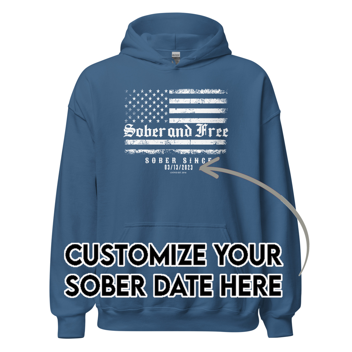 Recovery Hoodie | Men's Sober and Free