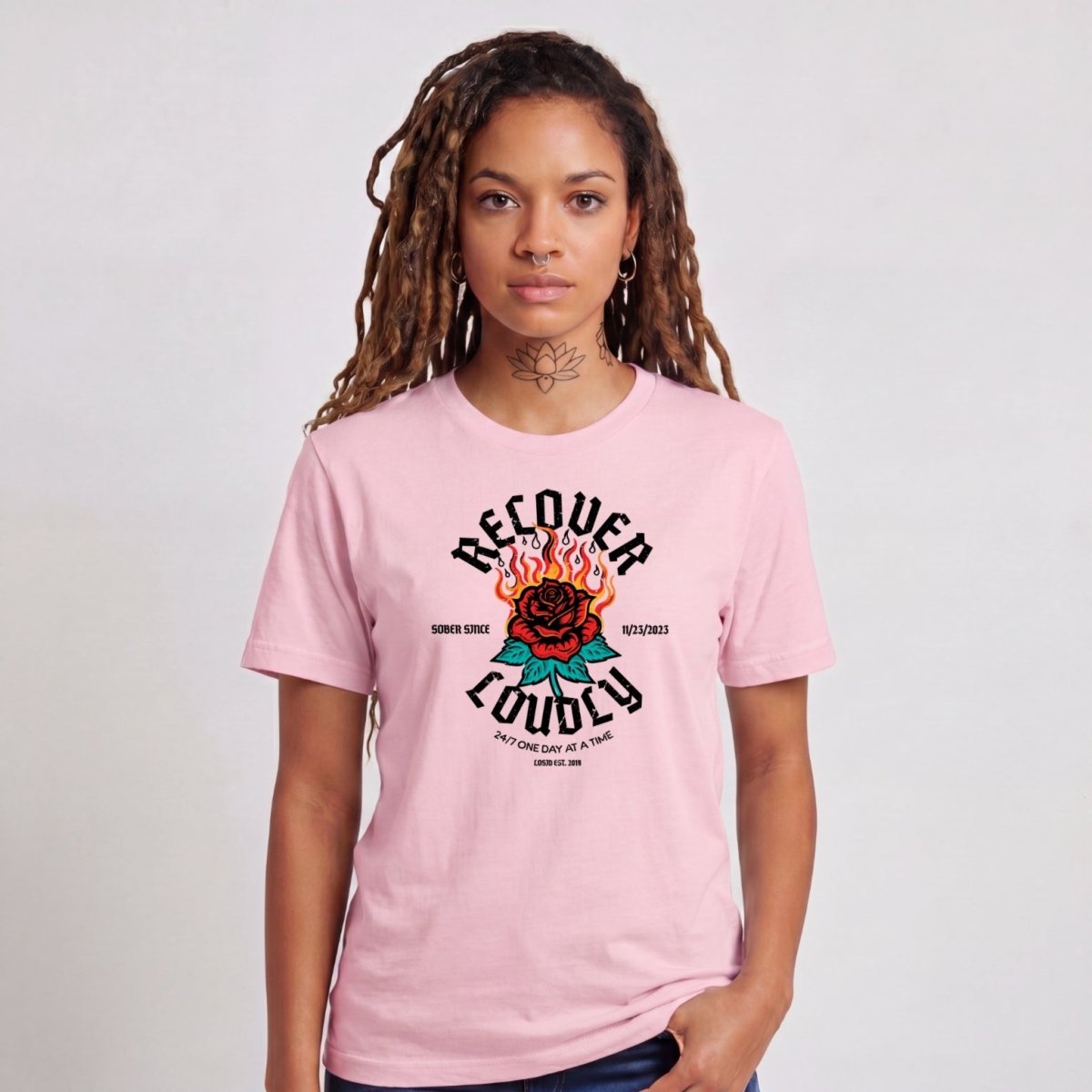 Sober T Shirt | Women's Recover Loudly
