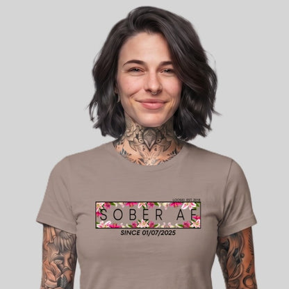 Sober T Shirt | Women's Sober AF Lily
