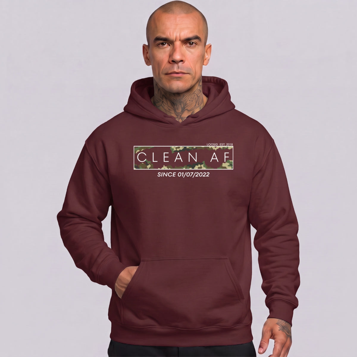 Recovery Hoodie | Men's Clean AF Camo