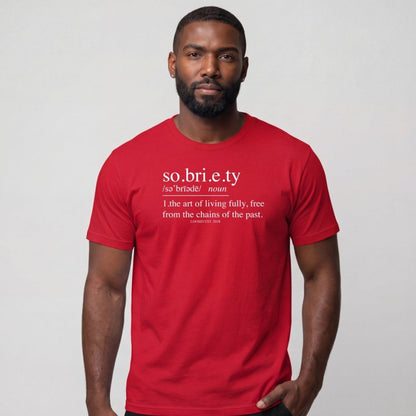 Sober T Shirt | Men's Sobriety Definition