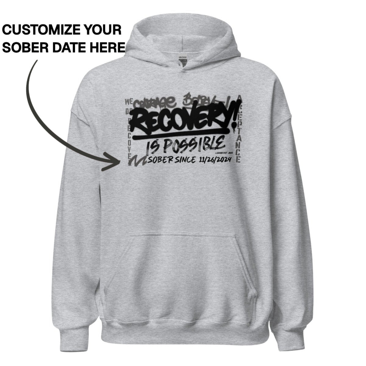 Recovery Hoodie | Men's Recovery Is Possible