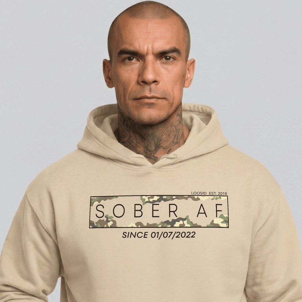 Recovery Hoodie | Unisex Sober AF Camo