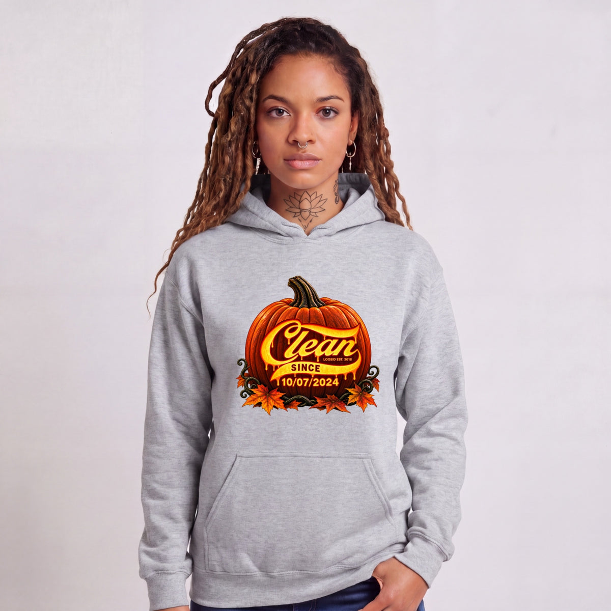 Recovery Hoodie | Women's Clean Since Pumpkin