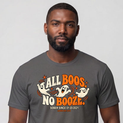 Sober T Shirt | Men's All Boos No Booze