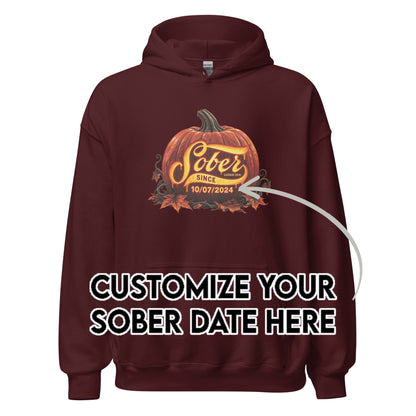 Recovery Hoodie | Men's Sober Since Pumpkin