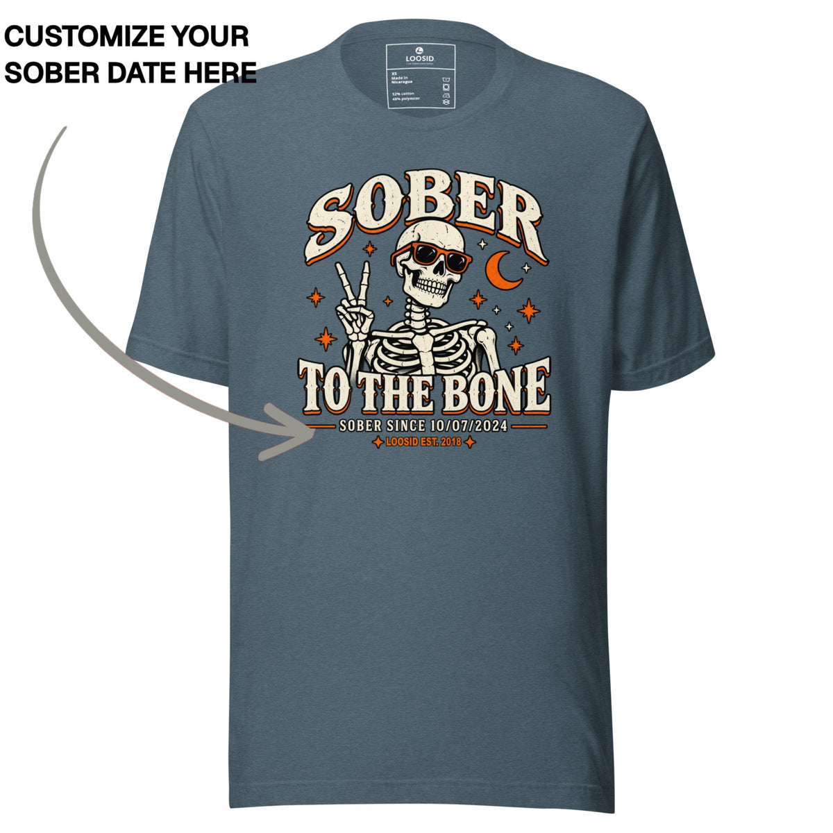 Sober T Shirt | Women's Sober to The Bone