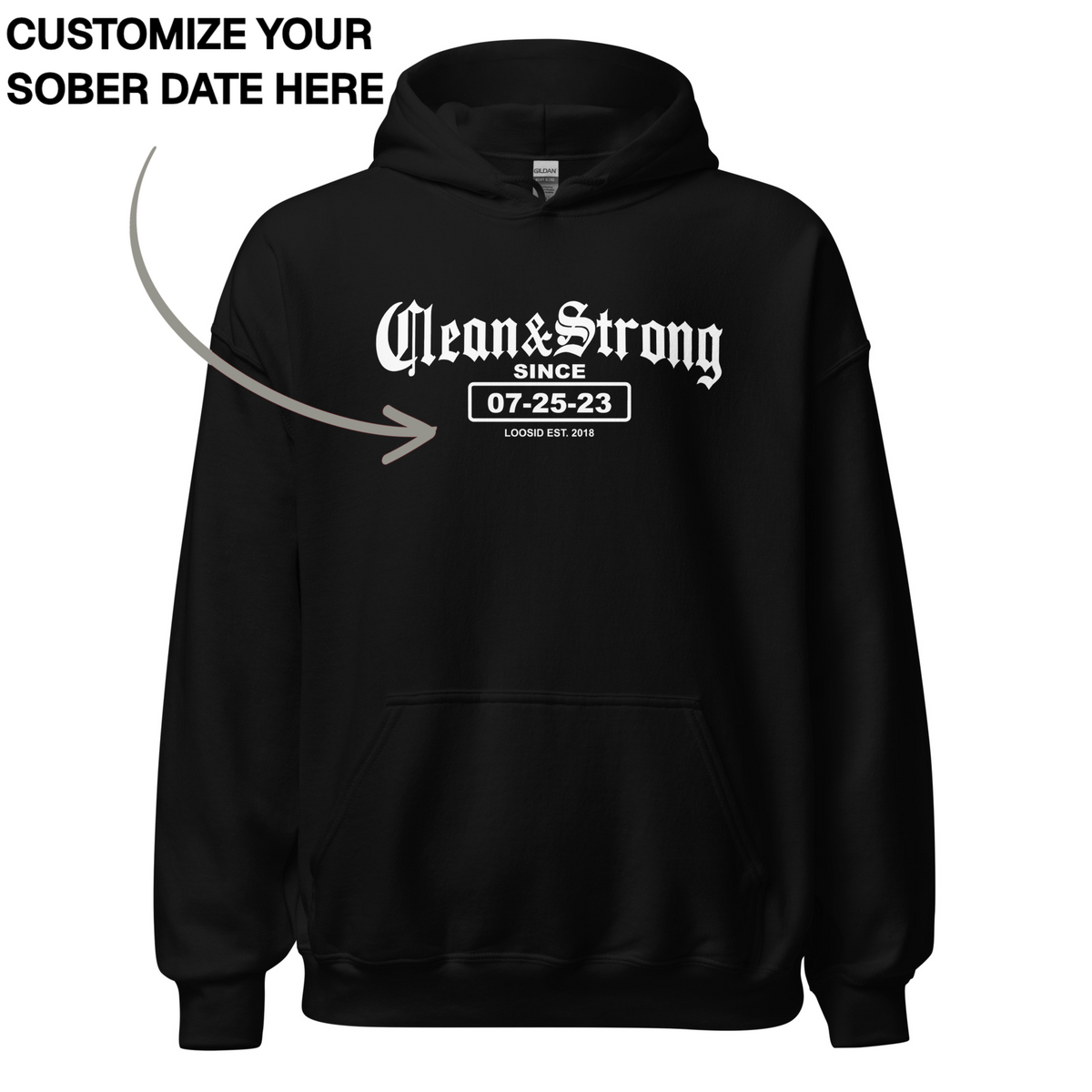 Recovery Hoodie | Women's Old School Clean & Strong