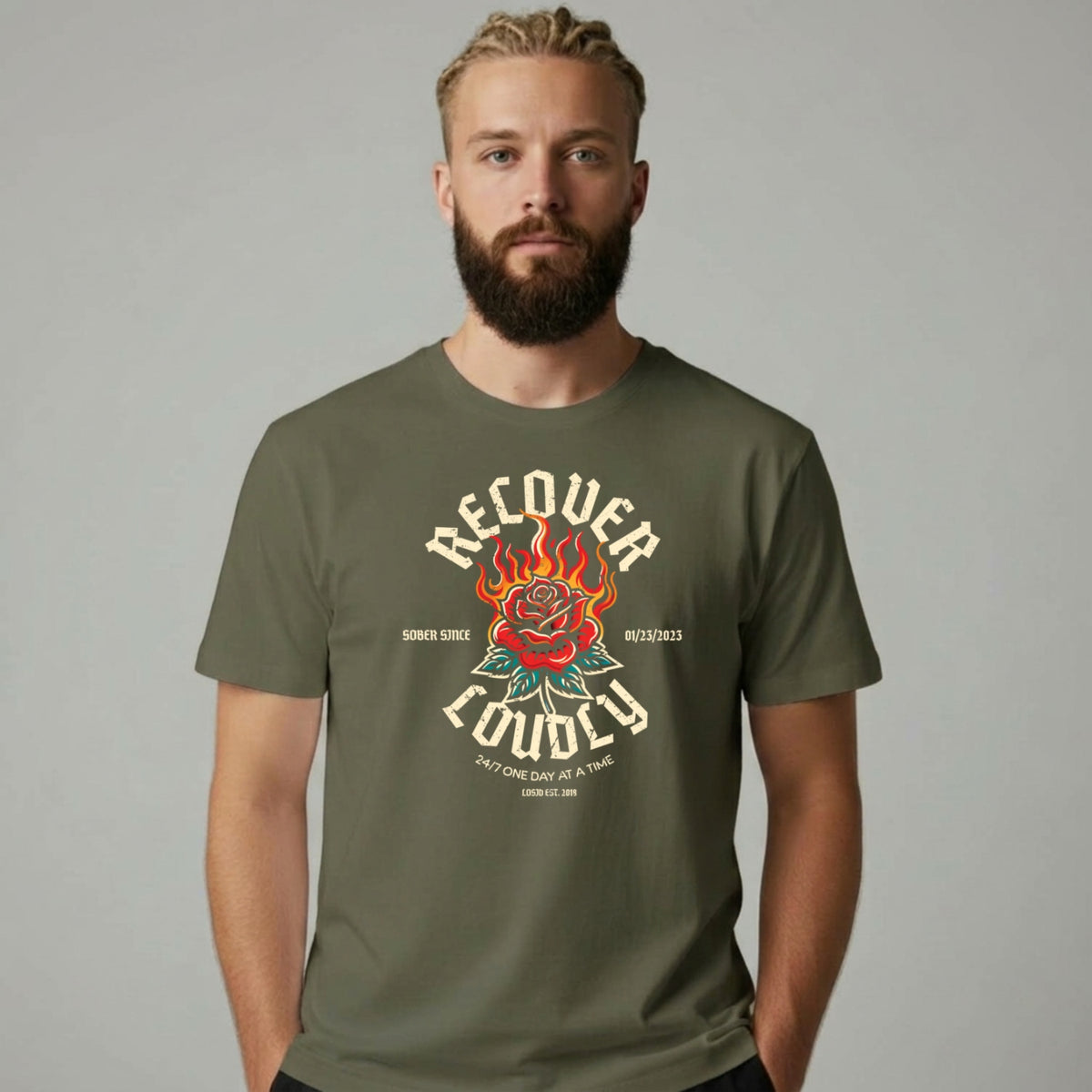 Sober T Shirt | Men's Recover Loudly