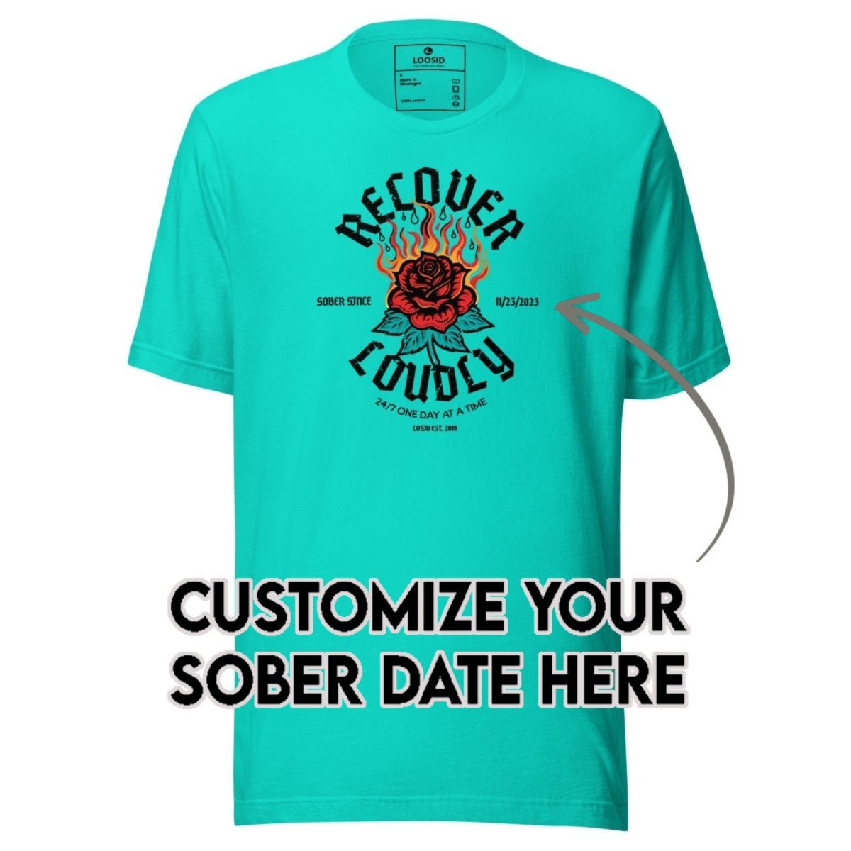 Sober T Shirt | Men's Recover Loudly