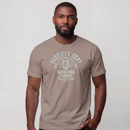 Sober T Shirt | Men's Sobriety Dept