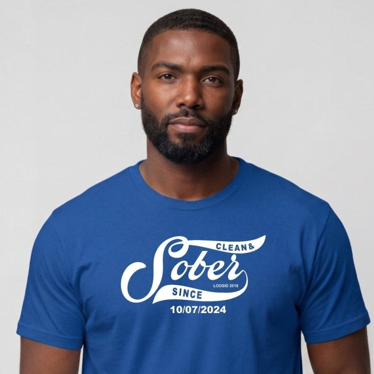 Sober T Shirt | Personalized Sober Since Shirt with Custom Date