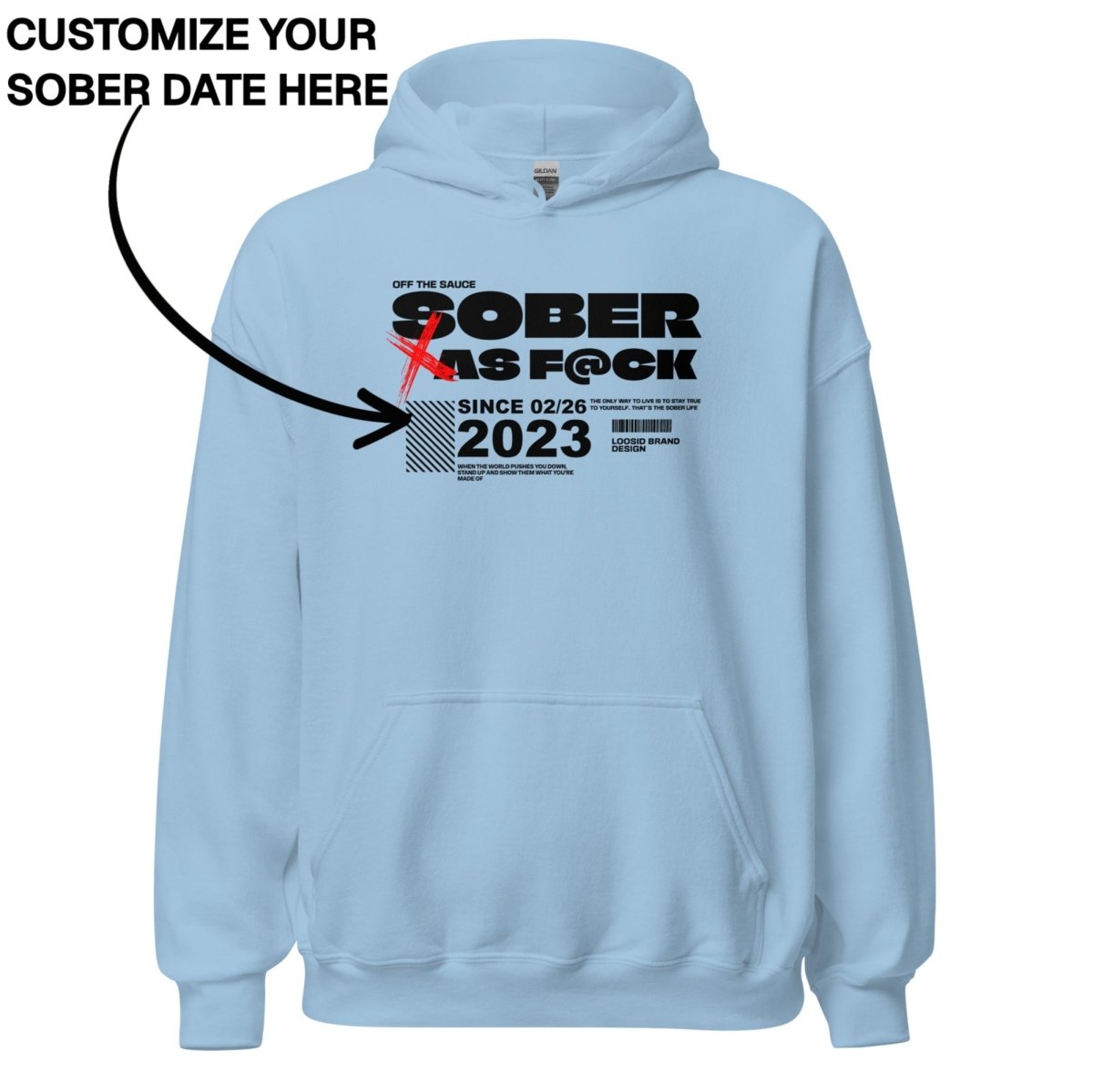 Recovery Hoodie | Men's Sober As F*ck