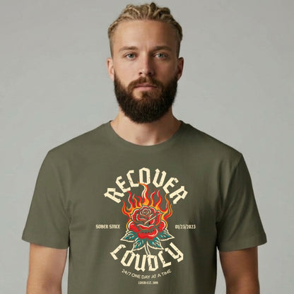 Sober T Shirt | Men's Recover Loudly