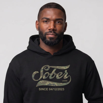 Recovery Hoodie | Men's Sober Since Camo