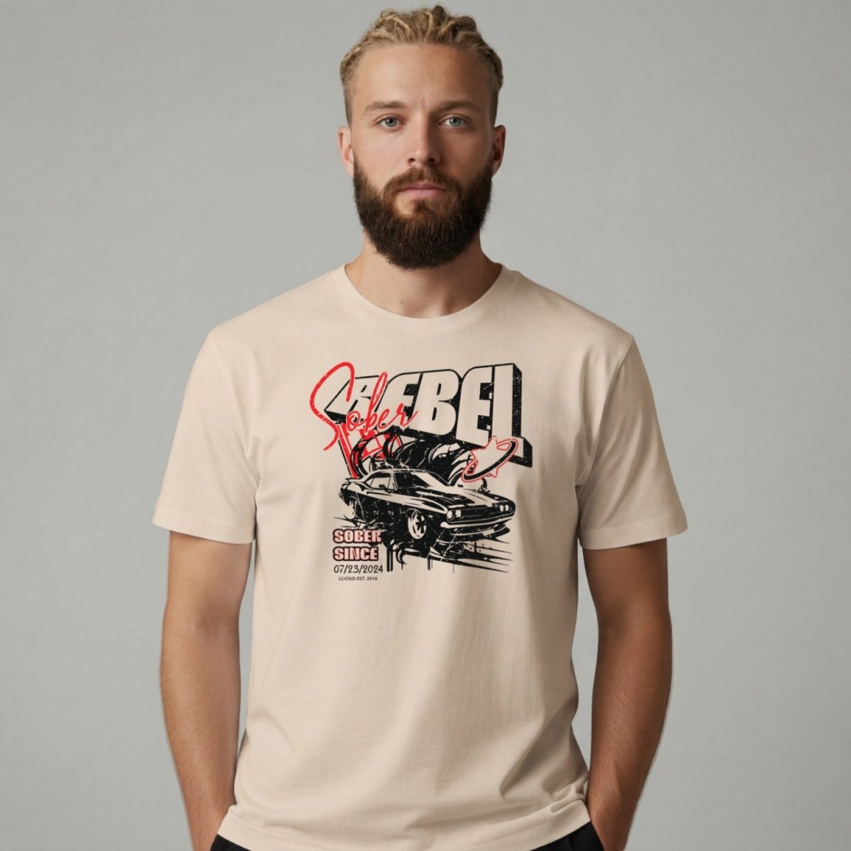 Sober T Shirt | Men's Sober Rebel
